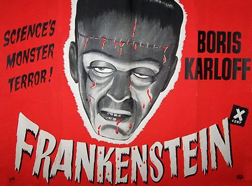 Poster no Humans allowed Frankenstein