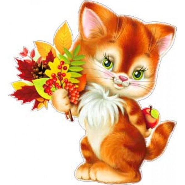 Плакат вырубной "котенок"