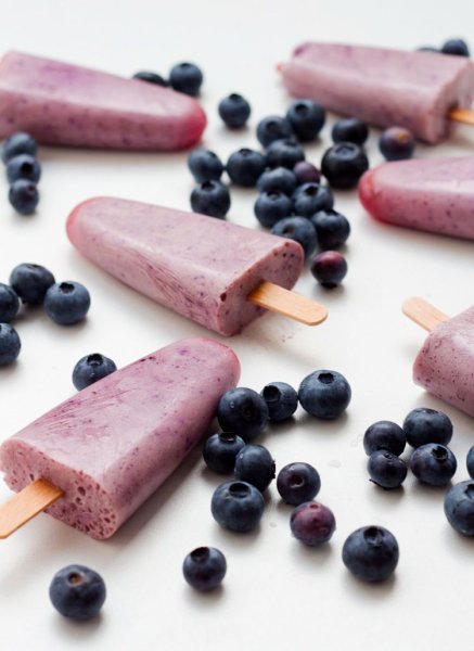 Черничное эскимо на палочке
