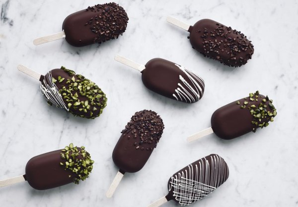 Шоколадные эскимо пирожное