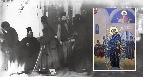 Явление Божией матери на Афоне 1903