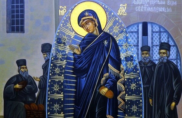 Икона Божией матери: Светописанная (Светописанный образ) (1903).