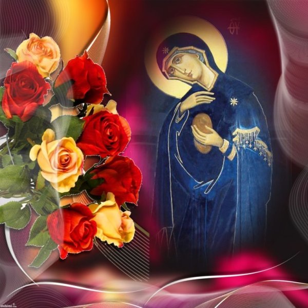 Икона Богородицы Светописанная