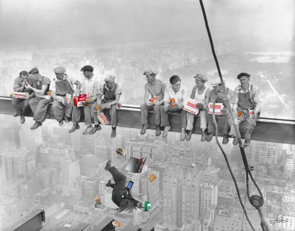 Обед на небоскрёбе 1932