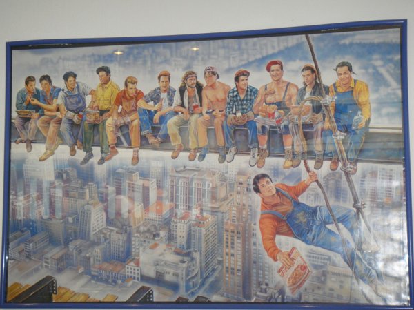 Обед на вершине небоскреба 1932