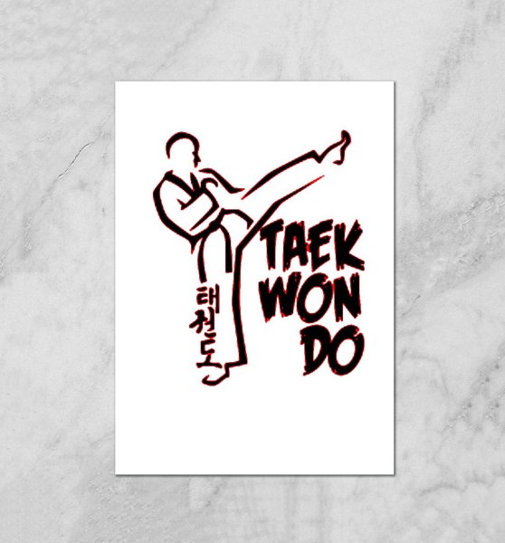 Плакаты тейквандо