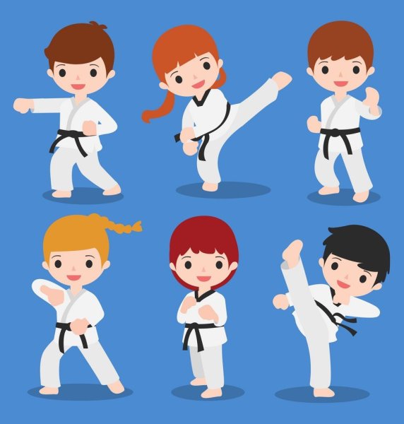 Логотип тхэквондо для детей