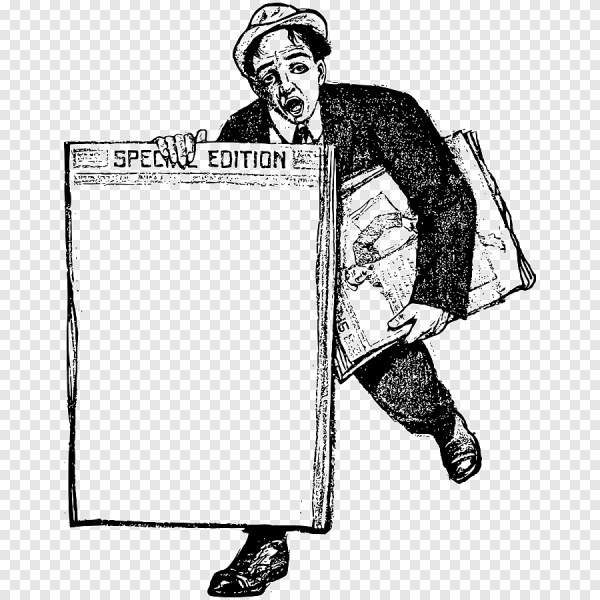 Газетный рисунок