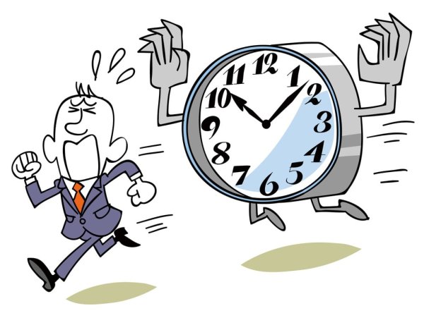 Опоздание иллюстрация