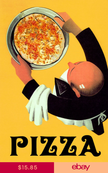 Рекламный плакат пицца