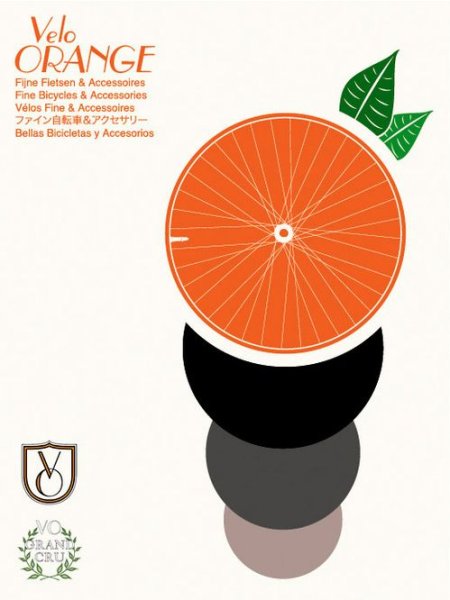 Постер оранжевый