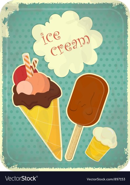 Постеры с мороженками