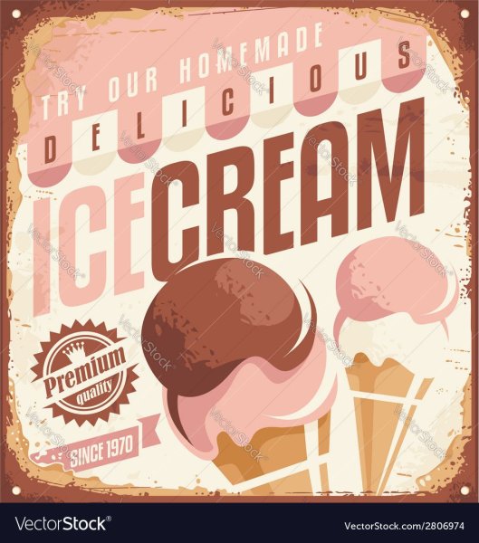 Мороженое ретро