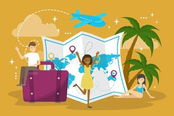 Летнее путешествие иллюстрация вектор