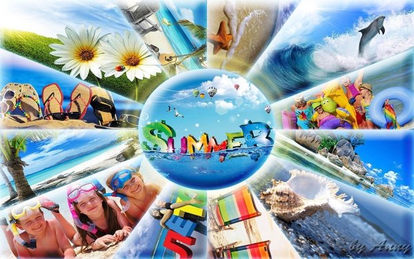 Коллаж на летнюю тему