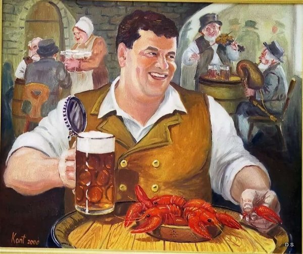 Пивные картины Эдуарда конта