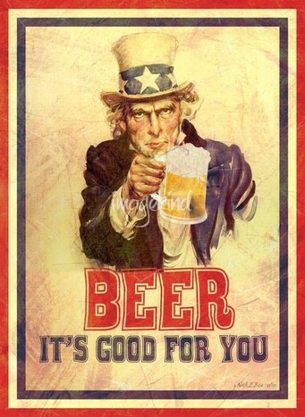 Американские плакаты пиво