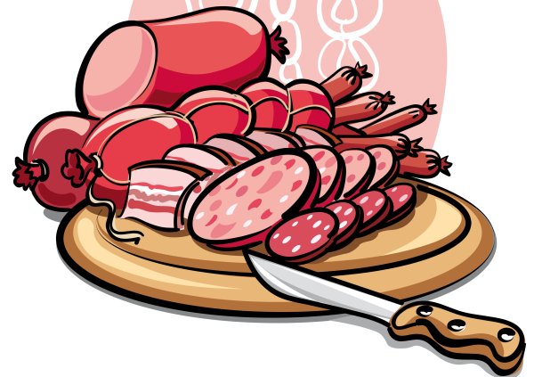 Нарисовать колбасу