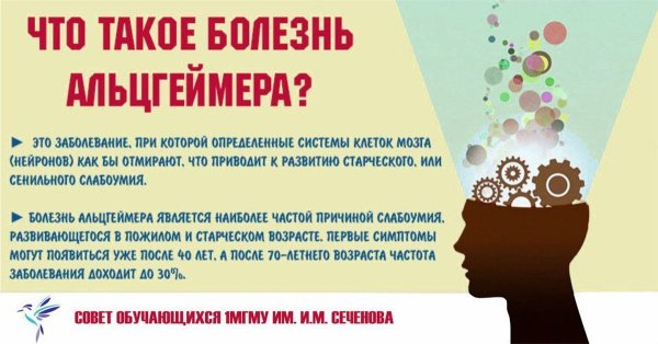 Болезнь Альцгеймера памятка
