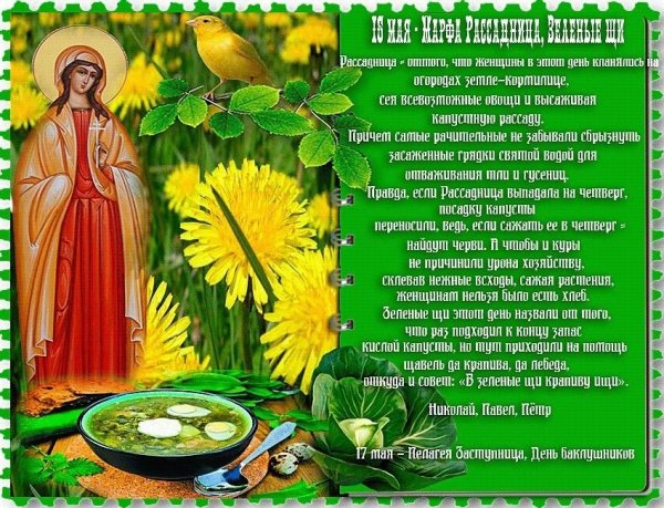 16 Мая народный календарь