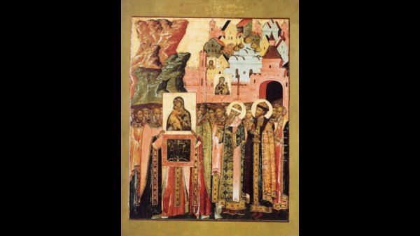 Сретение иконы Владимирской Богоматери