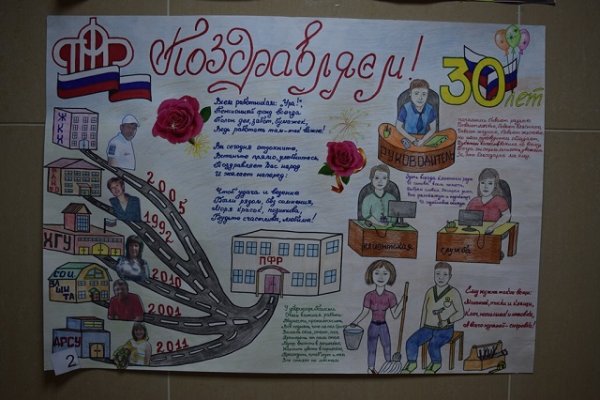 Плакат на пенсию