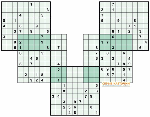 Судоку гигант для печати