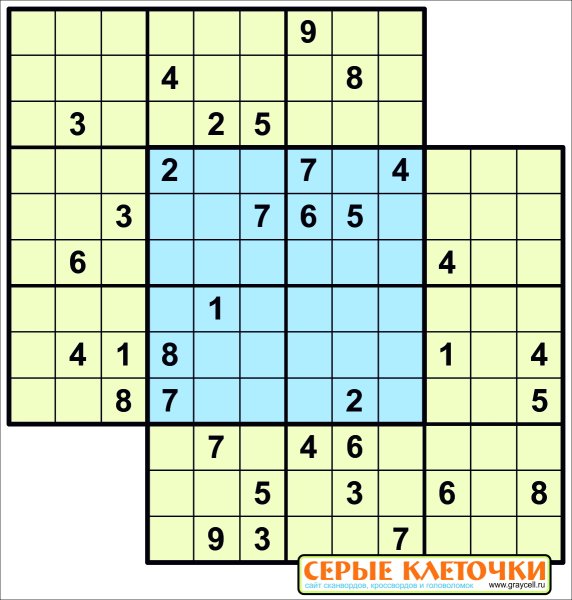Судоку двойной