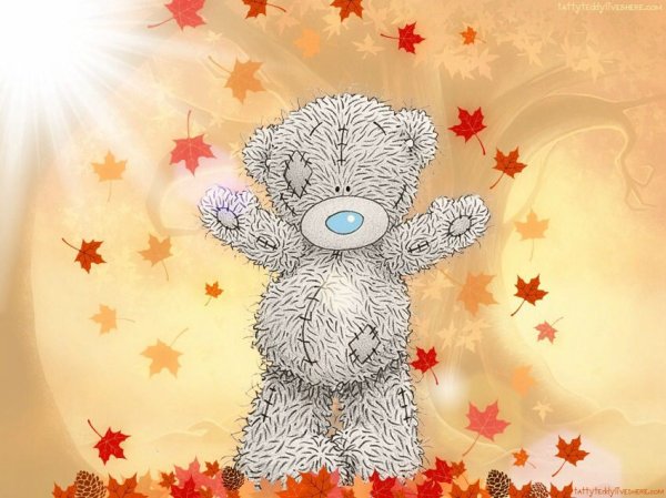 Мишка Тедди осенний