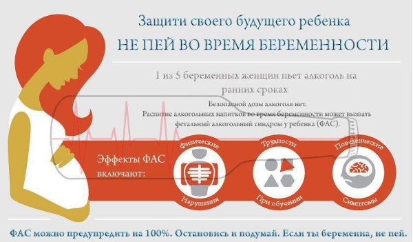 Влияние алкоголя на беременность