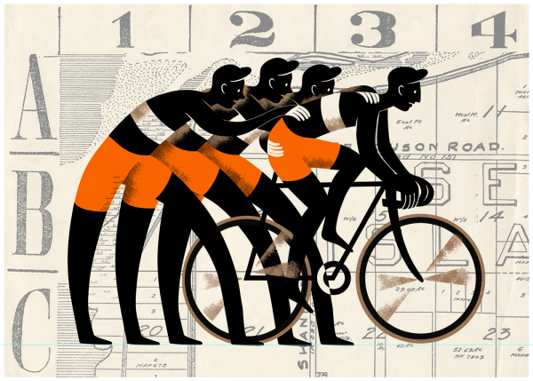 Постер велосипед