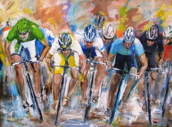 Велоспорт в живописи
