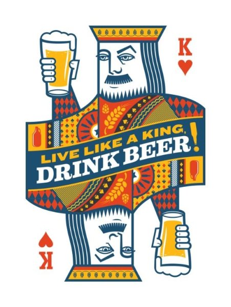 Пивной плакат