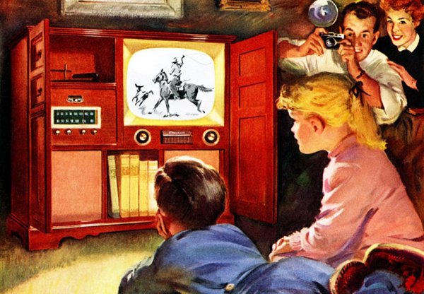 Телевизор живопись