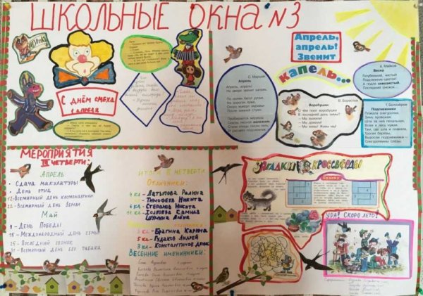 Идеи для школьной стенгазеты