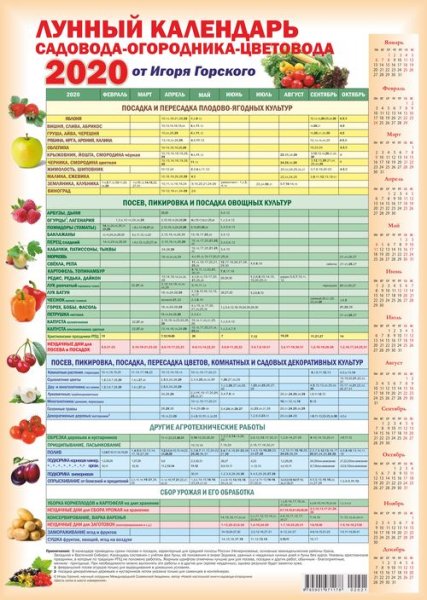 Календарь огородника