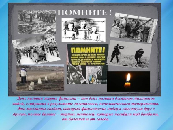 Международный день жертв фашизма