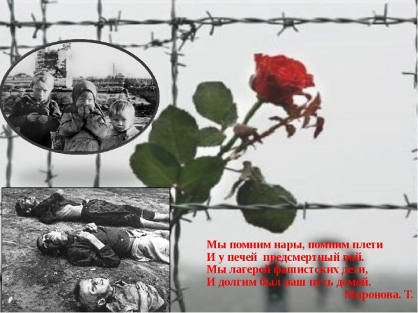 День памяти узников фашистских концлагерей презентация для детей