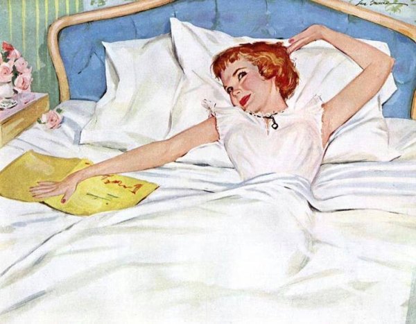 Женщина проснулась