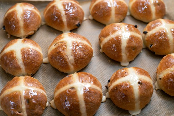 Крестовые булочки hot Cross buns