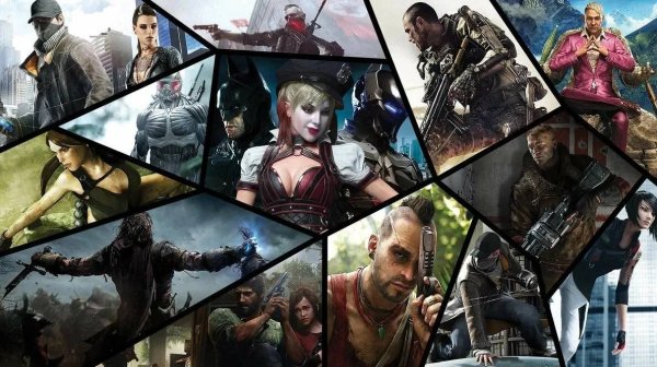 Компьютерные игры коллаж