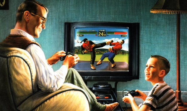 Сега игра на телевизоре