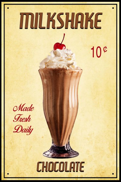 Винтажные плакаты коктейль