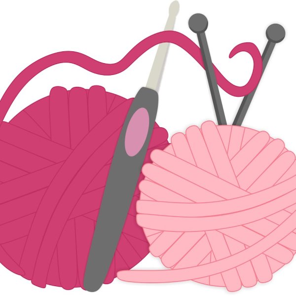 Логотип вязального крючка