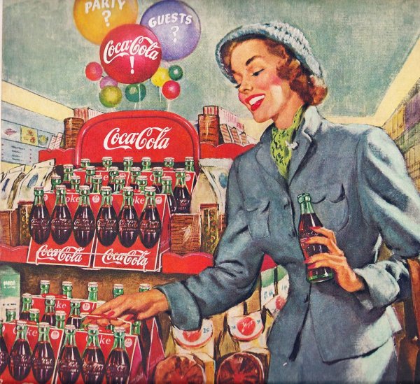 Ретро Постер Coca Cola