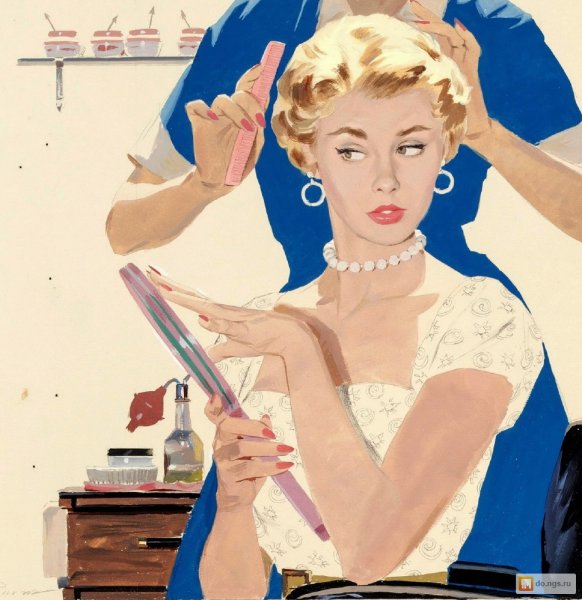 Плакат в парикмахерскую