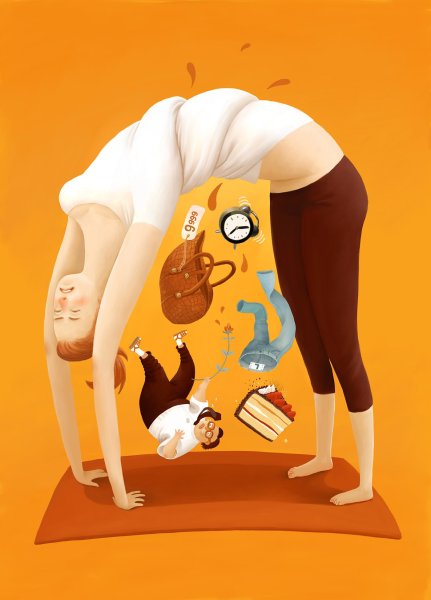 Йога плакат