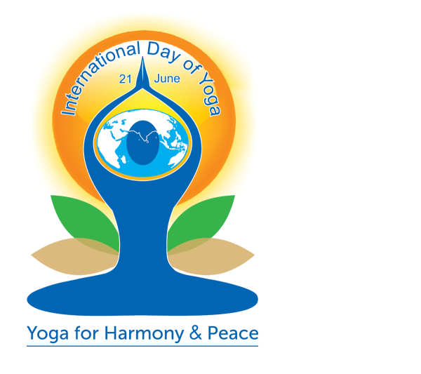 Международный день йоги логотип без фона