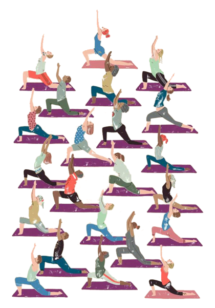 Иллюстрации по йоге