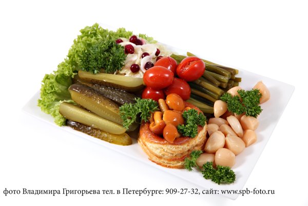 Тарелка из солений